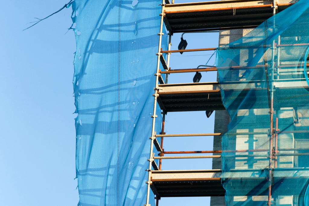 scaffolding damage example (not actual wbm scaffolding damaged)