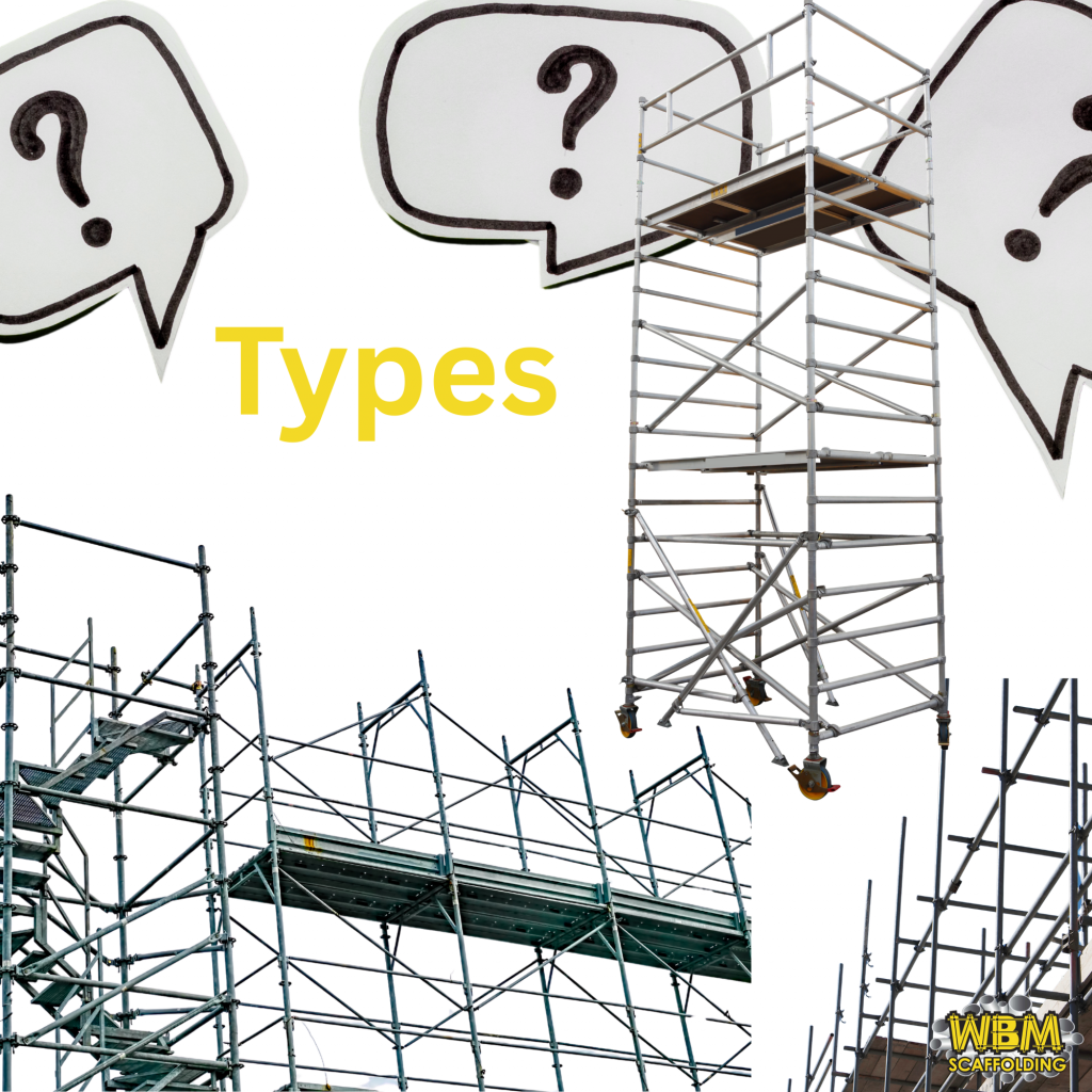 different types of scaffolding